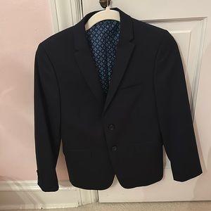 Tallia Kids' Solid Sport Coat in Navy